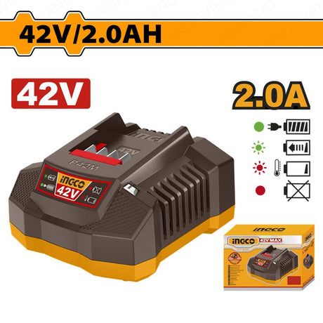 Ingco by Winland P42M 42V lithium-ion battery charger 2.0A 220–240V 50/60Hz
