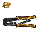 Ingco by Winland 3IN1 8inches/200mm Modular Plug Terminal Crimping Tool Crimping Pliers HMPCN2468R