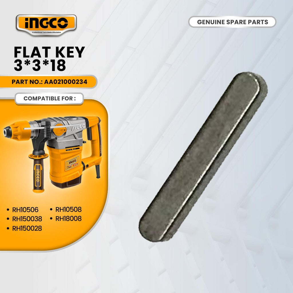 INGCO AA021000234 Flat key 3318 for RH15008 rotary hammer 1050W ING-SP