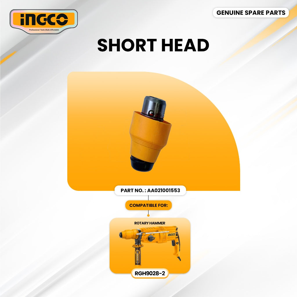 INGCO AA021001553 Short head for RGH9028-2 Rotary Hammer 800W (W/CHUCK) ING-SP