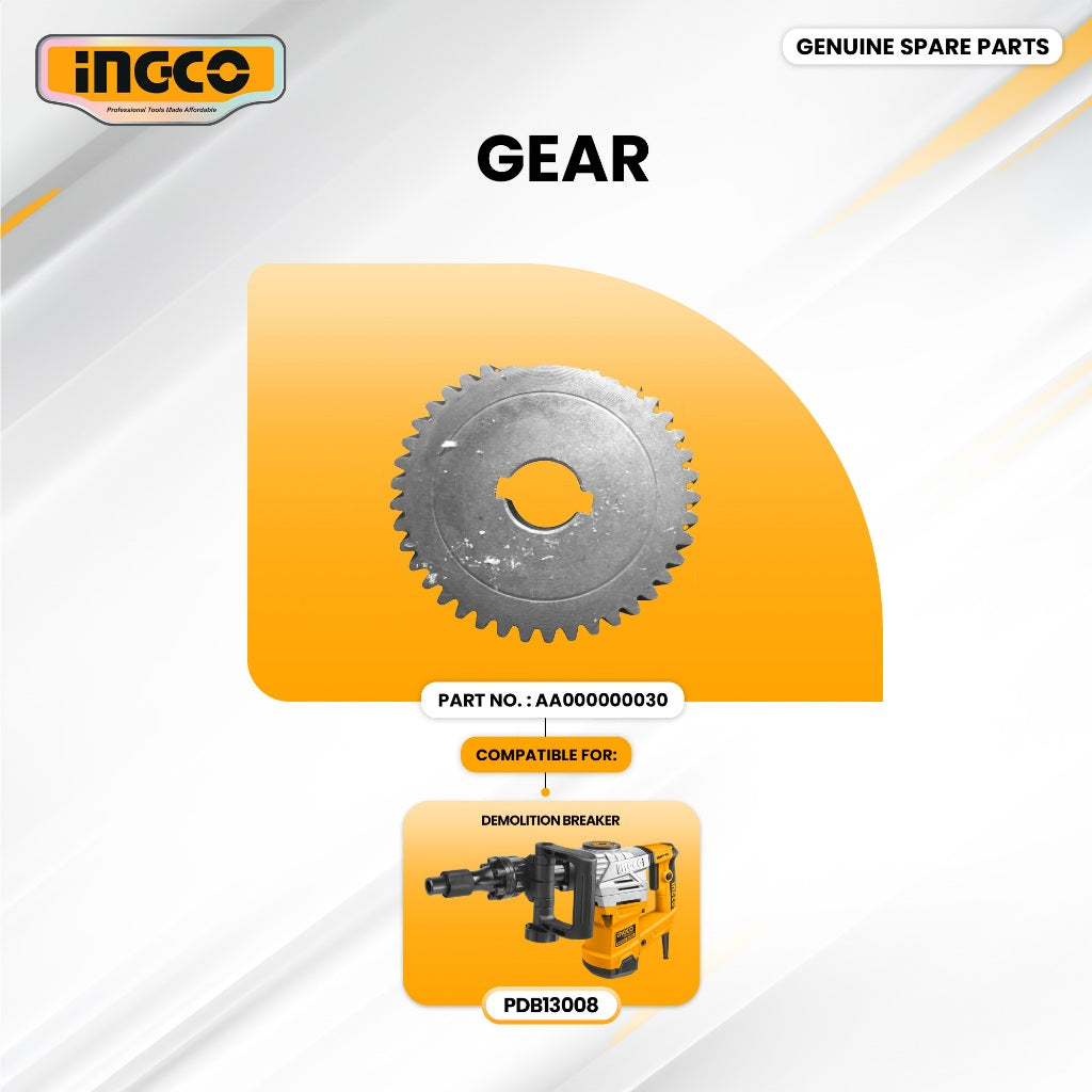 INGCO AA000000030 Gear for PDB13008 Demolition Breaker 1300W ING-SP