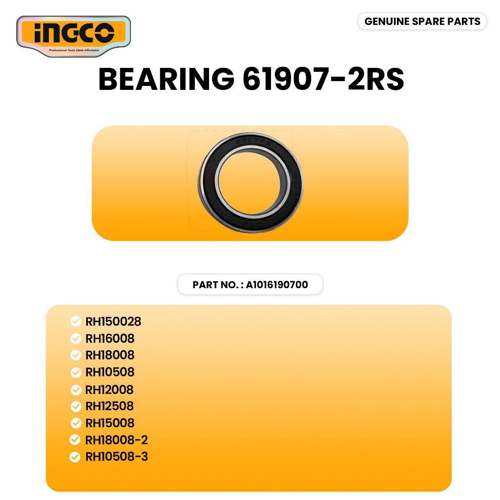 INGCO A1016190700 Rotary Hammer bearing 61907-2RS ING-SP
