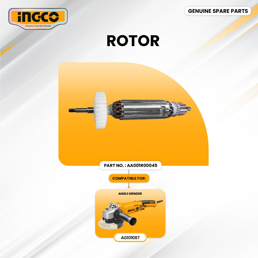 INGCO AA001R00045 Angle Grinder 1010W 4" Rotor ING-SP