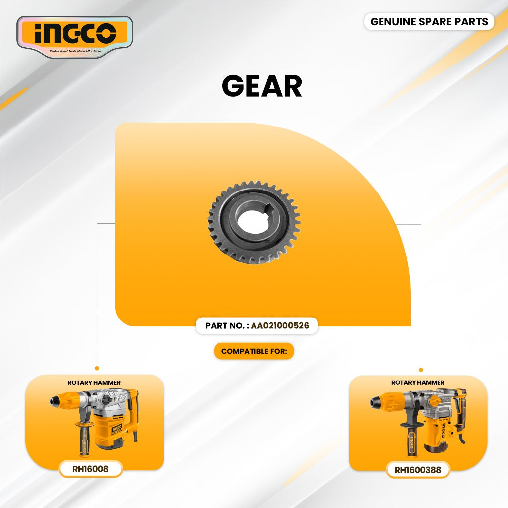 INGCO AA021000526 Rotary Hammer 1600W Gear ING-SP