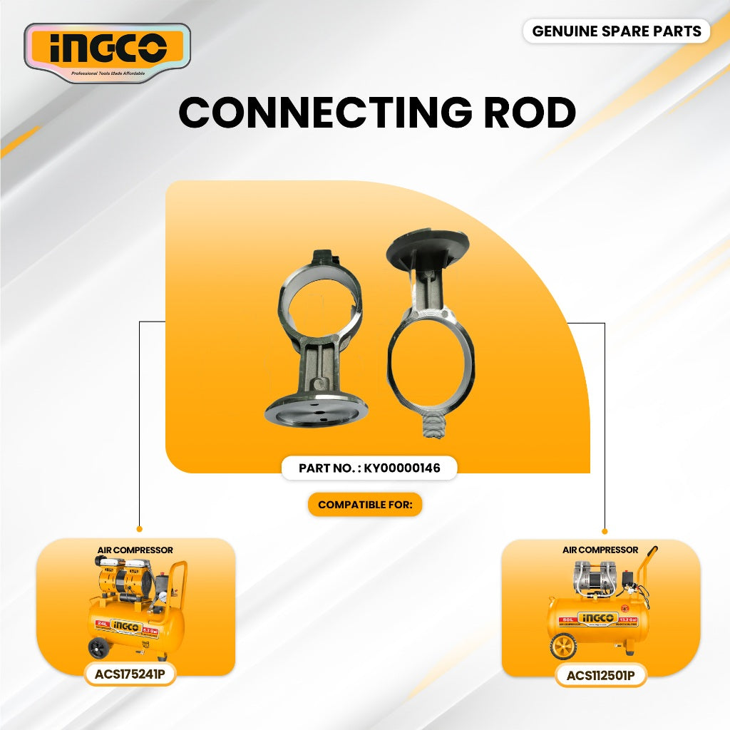 INGCO KY00000146 Air Compressor Oilless 750W (1HP) 24L and Air Compressor Oilless (X2) 1500W (2HP) 5 ING-SP