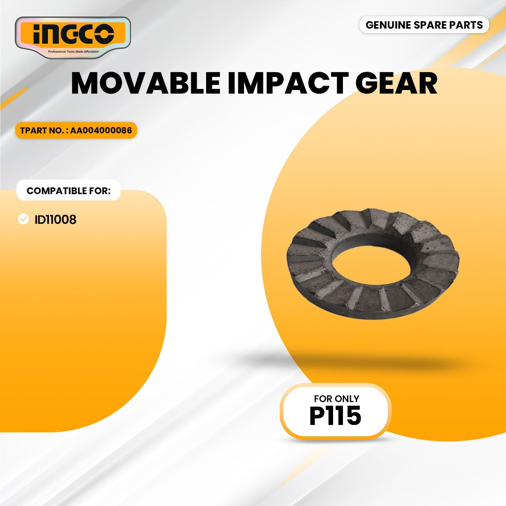 INGCO AA004000086 Movable impact gear for ID11008 Impact Drill 1100W 13mm ING-SP