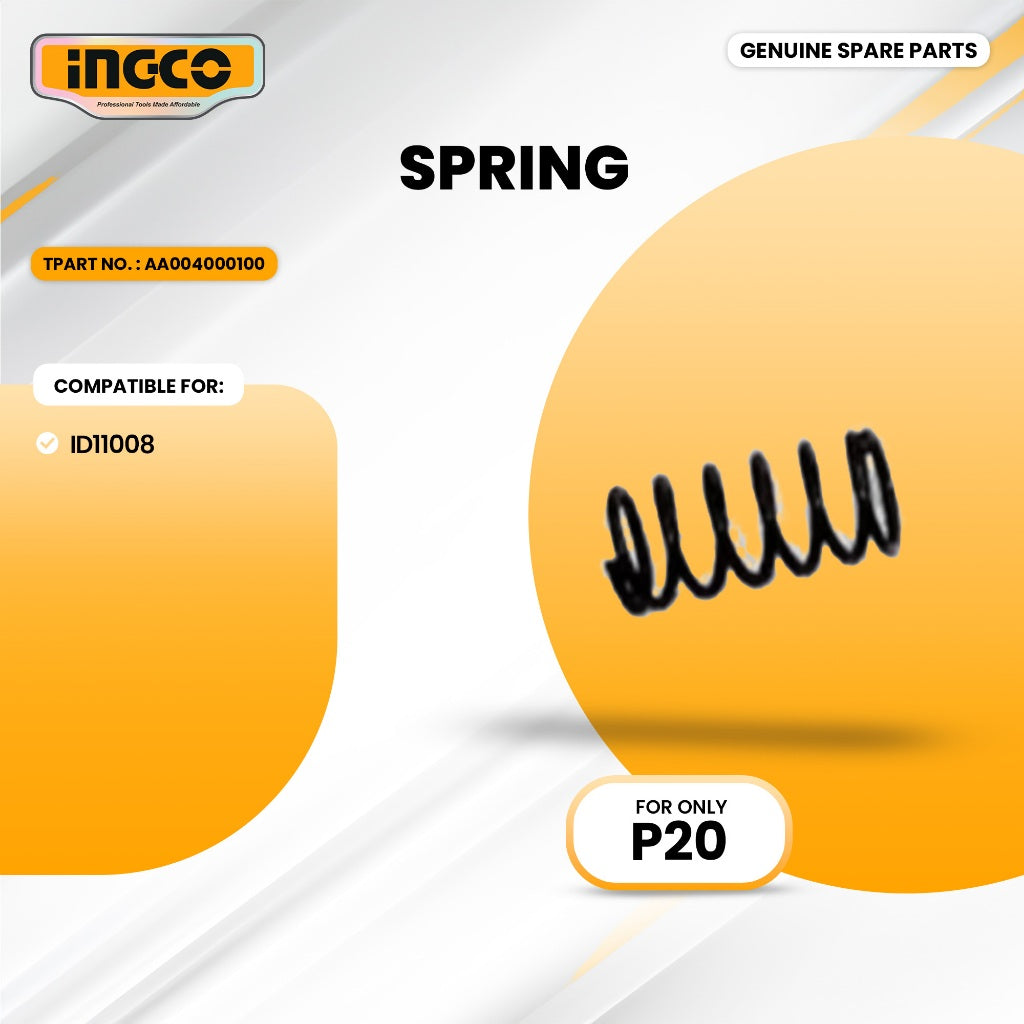 INGCO AA004000100 Spring for ID11008 Impact Drill 1100W 13mm ING-SP