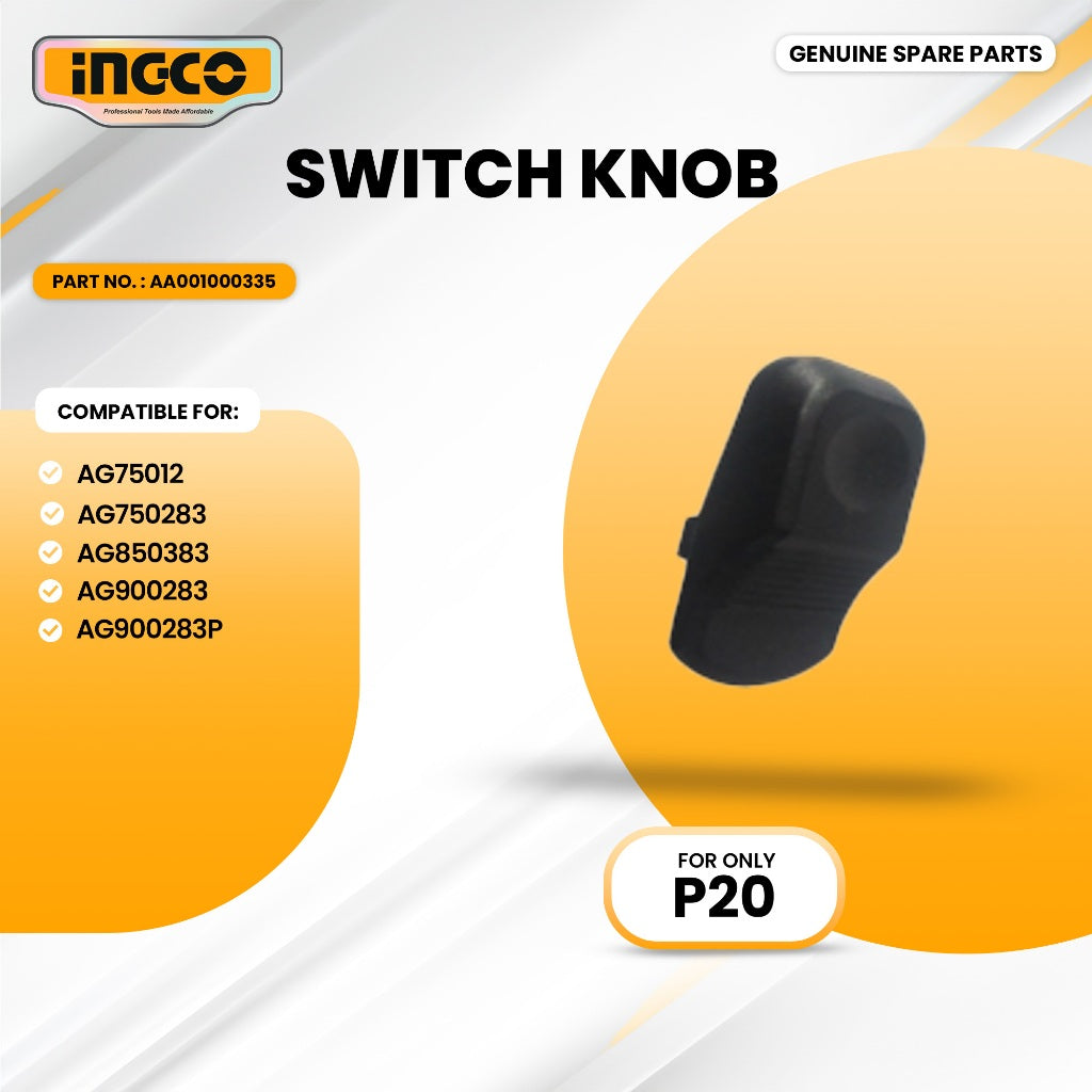 INGCO AA001000335 Angle Grinder switch knob ING-SP