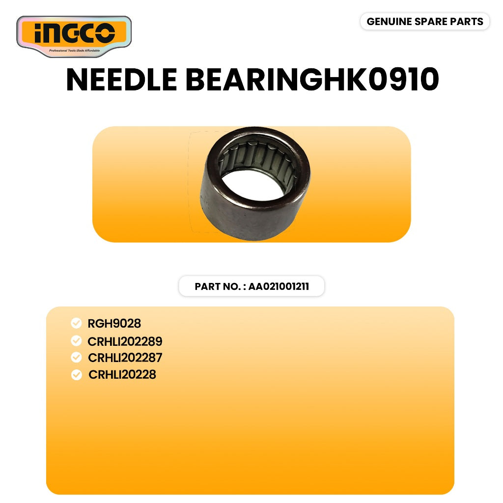 INGCO AA021001211 LI-ION Rotary Hammer Needle BearingHK0910 ING-SP