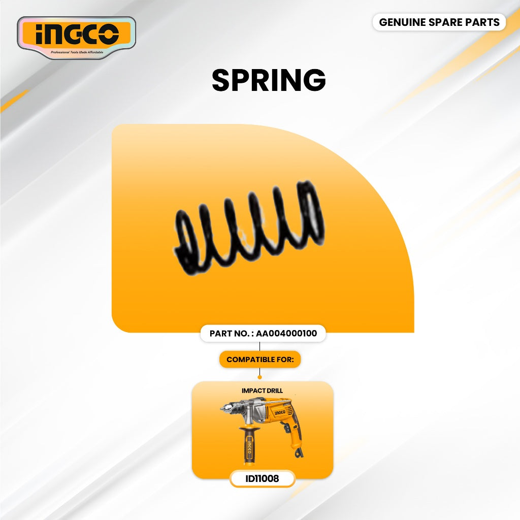 INGCO AA004000100 Spring for ID11008 Impact Drill 1100W 13mm ING-SP