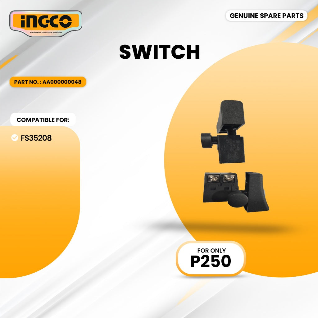 INGCO AA000000048 Switch for FS35028 Finishing Sander 350W ING-SP
