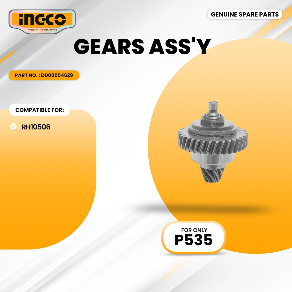 INGCO DD00004629 Gears Ass'Y for RH10506 Rotary Hammer 1050W ING-SP