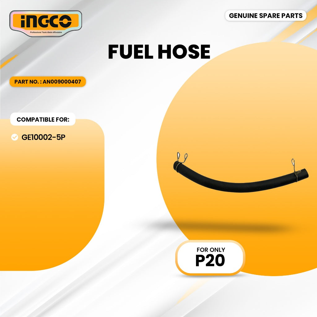 INGCO AN009000407 Fuel hose for GE10002-5P Gasoline Generator 1KVA ING-SP