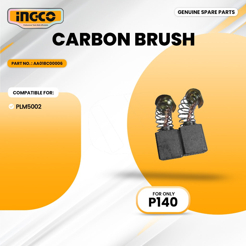 INGCO AA018C00006 Carbon Brush for PLM5002 Laminate Trimmer ING-SP