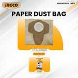 INGCO XC00000039 Vacuum Cleaner Paper Dust Bag ING-SP