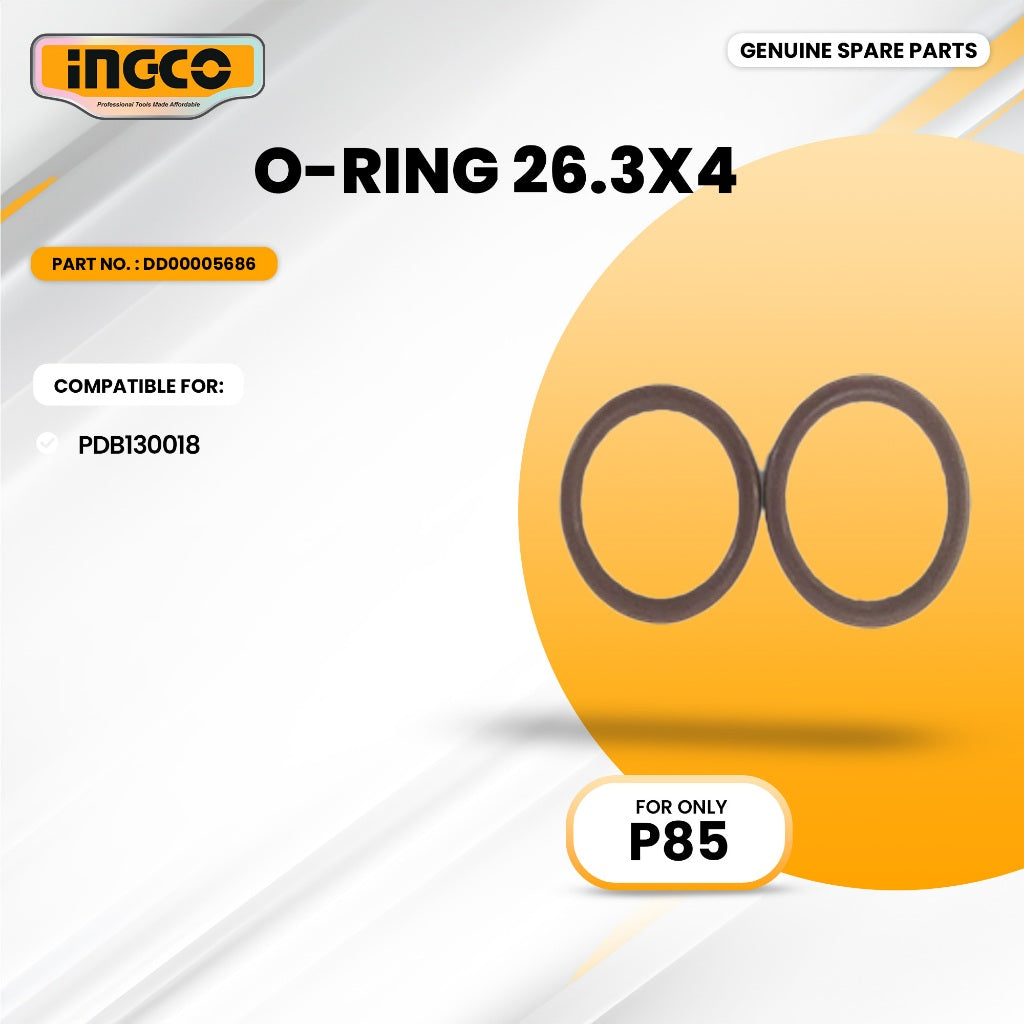 INGCO DD00005686 O-ring 26.3X4 for PDB130018  DD00005686 Demolition Breaker 1300W ING-SP