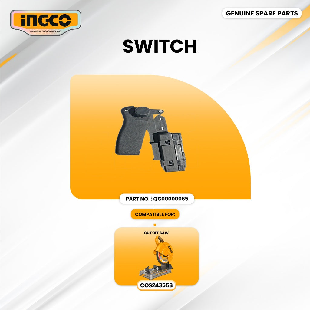 INGCO QG00000065 Switch for COS223589 Cut-Off Saw 2200W ING-SP