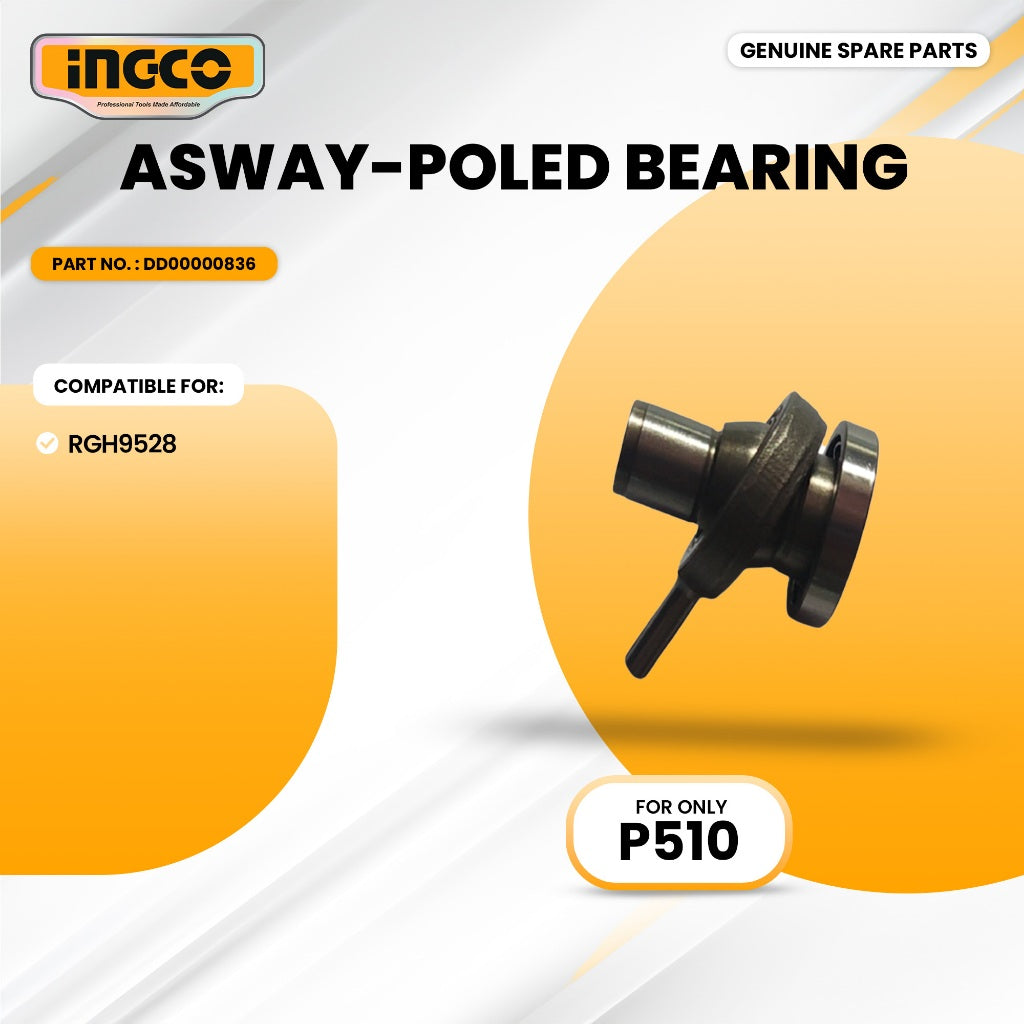 INGCO DD00000836 Away-Poled Bearing for RGH9528 Rotary Hammer 950W ING-SP