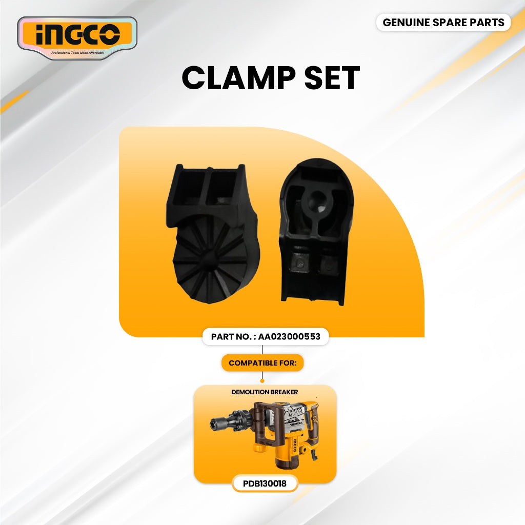 INGCO AA023000553 Clamp Set for PDB130018 Demolition Breaker 1300W ING-SP