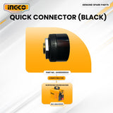 INGCO DH00000034 Inverter MMA Welding Machine Quick Connector (Black) ING-SP