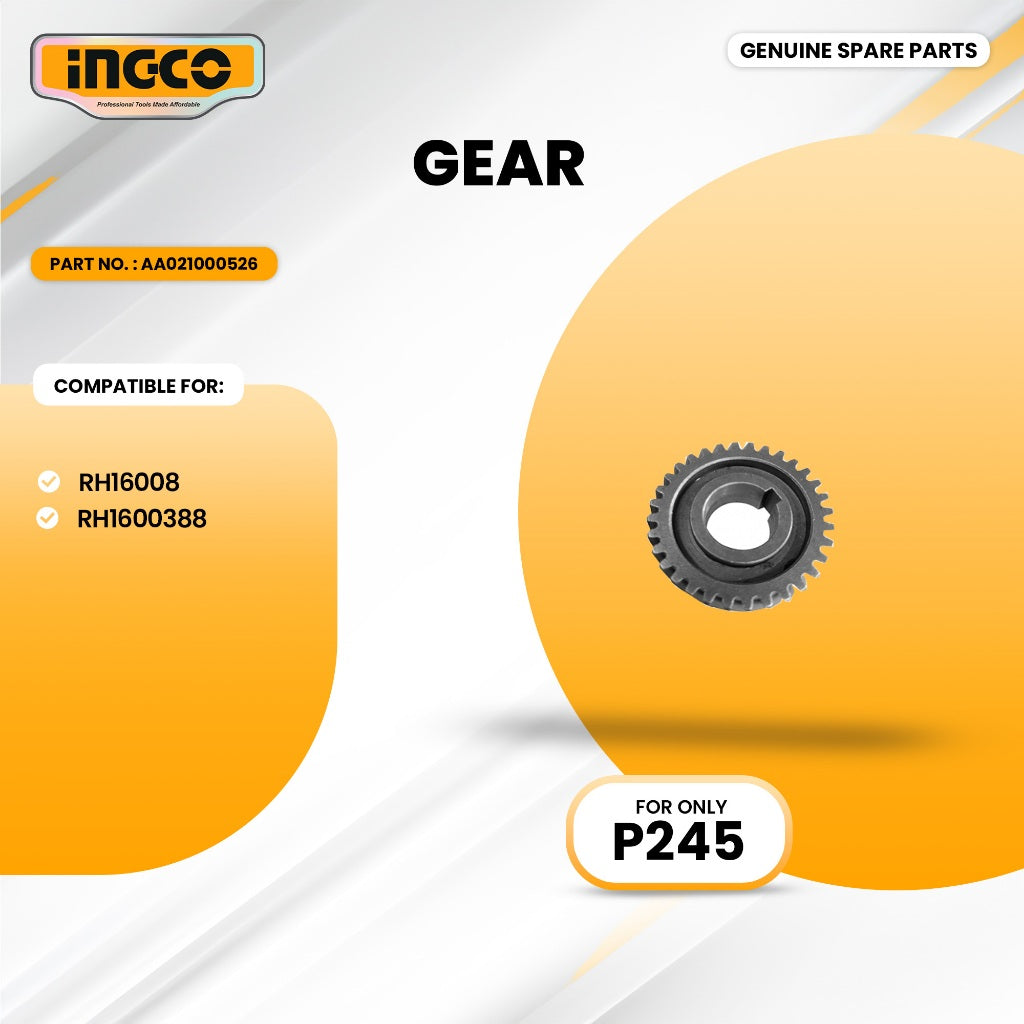 INGCO AA021000526 Rotary Hammer 1600W Gear ING-SP