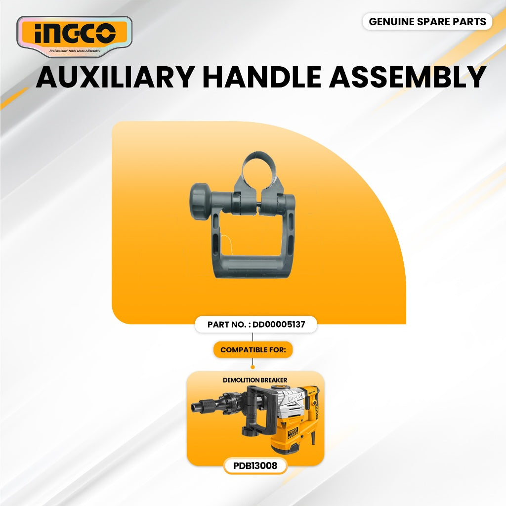 INGCO DD00005137 Auxiliary handle assembly for PDB13008 Demolition Breaker 1300W ING-SP