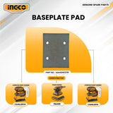 INGCO AAA42403701 LI-ION Sheet Sander Baseplate pad ING-SP