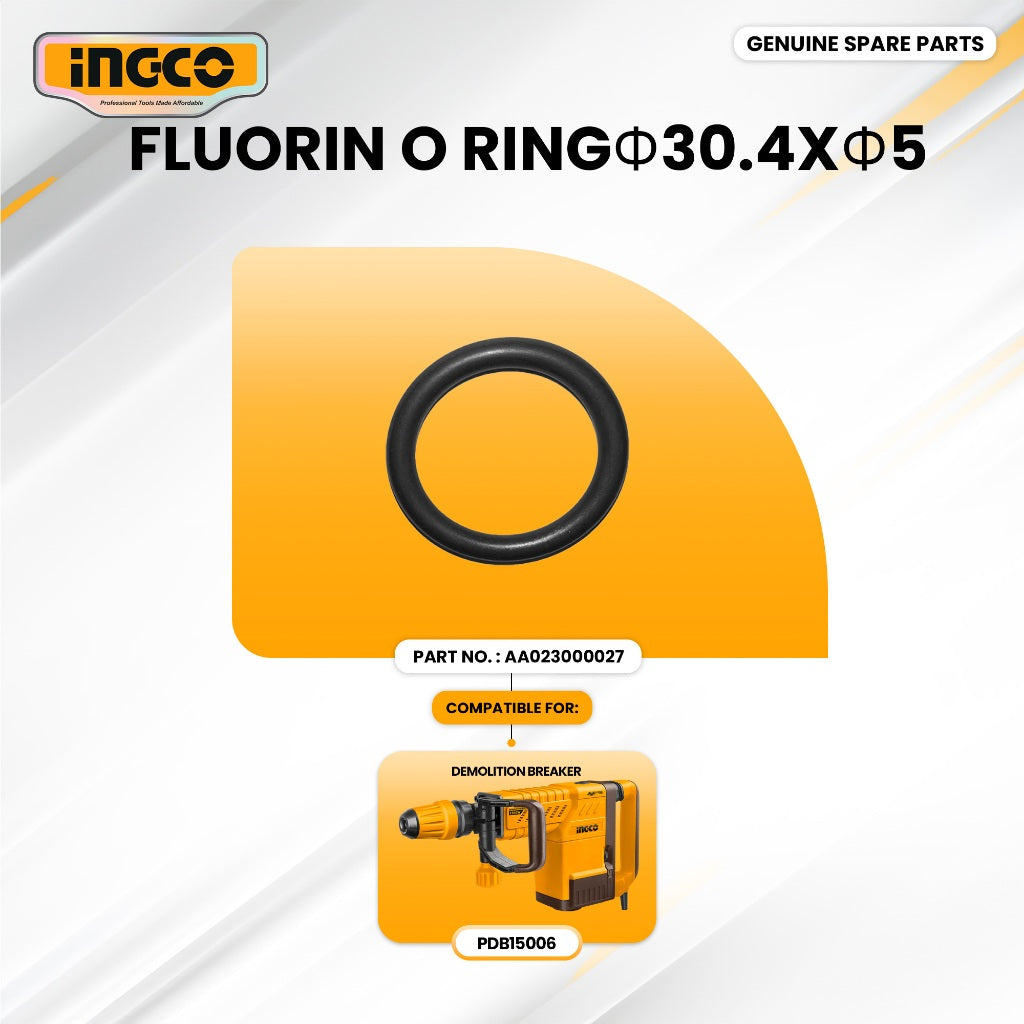 INGCO AA023000027 Fluorin O RingΦ30.4xΦ5 for PDB15006 Demolition Breaker 1500W ING-SP