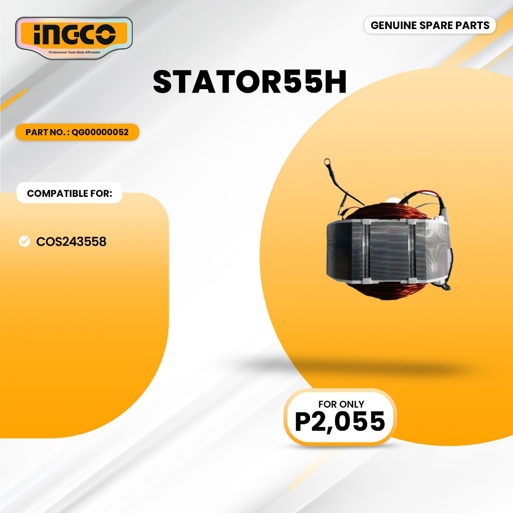 INGCO QG00000052 Stator55H for COS243558 Cut-Off Saw 2400W ING-SP