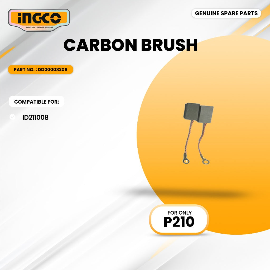 INGCO DD00008208 Carbon Brush for ID211008 Impact Drill 1100W ING-SP