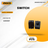 INGCO AA001W00033 Switch for AG900283P Angle Grinder 900W 4 ING-SP