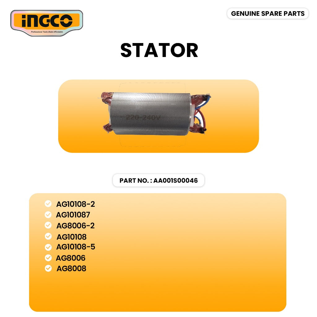 INGCO AA001S00046  Angle Grinder Stator ING-SP
