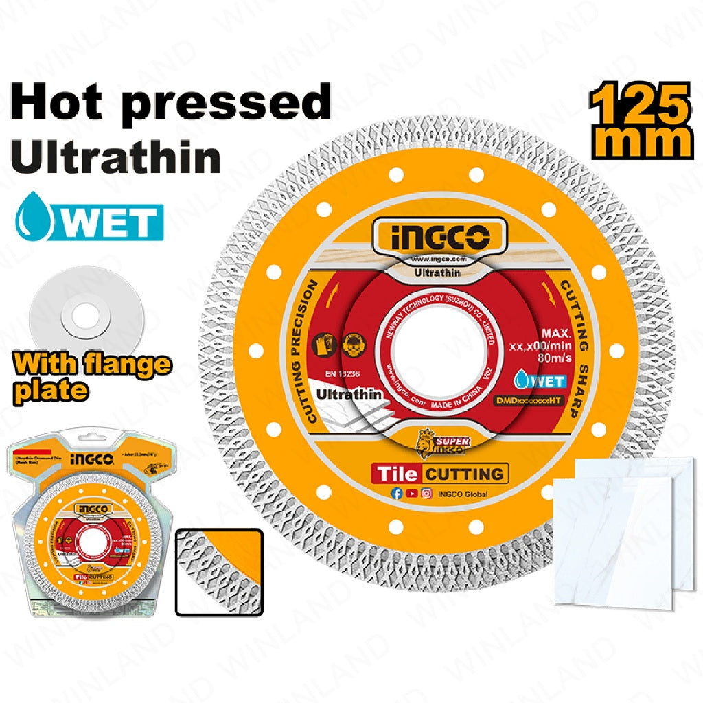 Ingco Ultrathin Diamond Disc (mesh rim) 5inches (125mm) DMD081251HT ING-AC