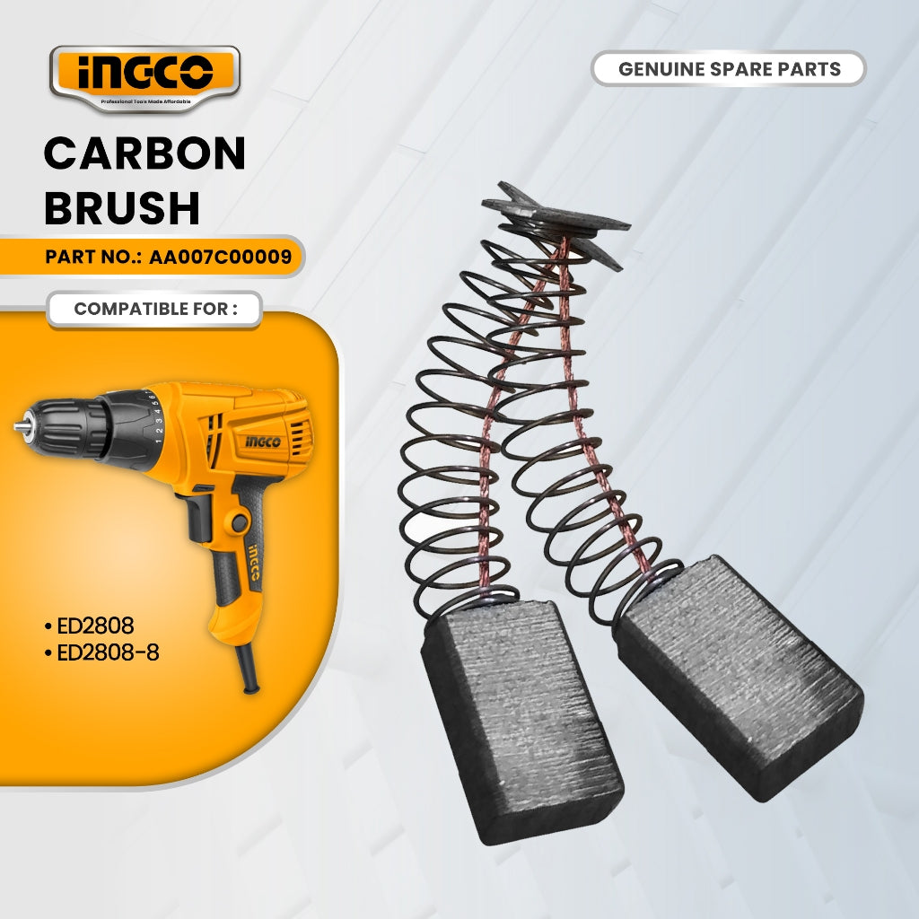 INGCO AA007C00009 Carbon Brush for ED2808 Electric Drill 280W ING-SP