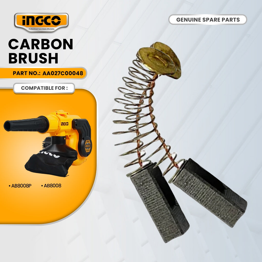 INGCO AA027C00048 Carbon Brush for Air Blower 800W (AB8008P/AB8008) ING-SP
