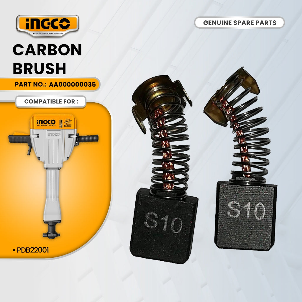 INGCO AA000000035 Carbon Brush for PDB22001 Demolition Breaker 2200W ING-SP