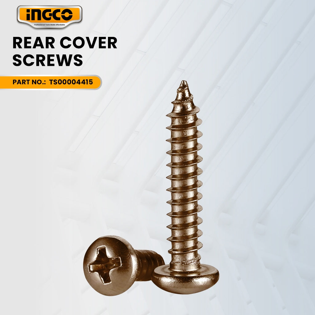 INGCO TS00004415 Rear Cover Screws HPWR15028P High Pressure Washer 1500W 100Bar ING-SP