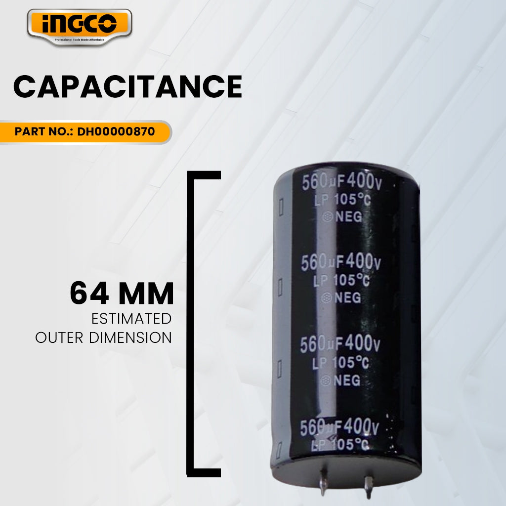 INGCO DH00000870 Capacitance for ING-MMA3203PL Inverter MMA Welding Machine 320A ING-SP