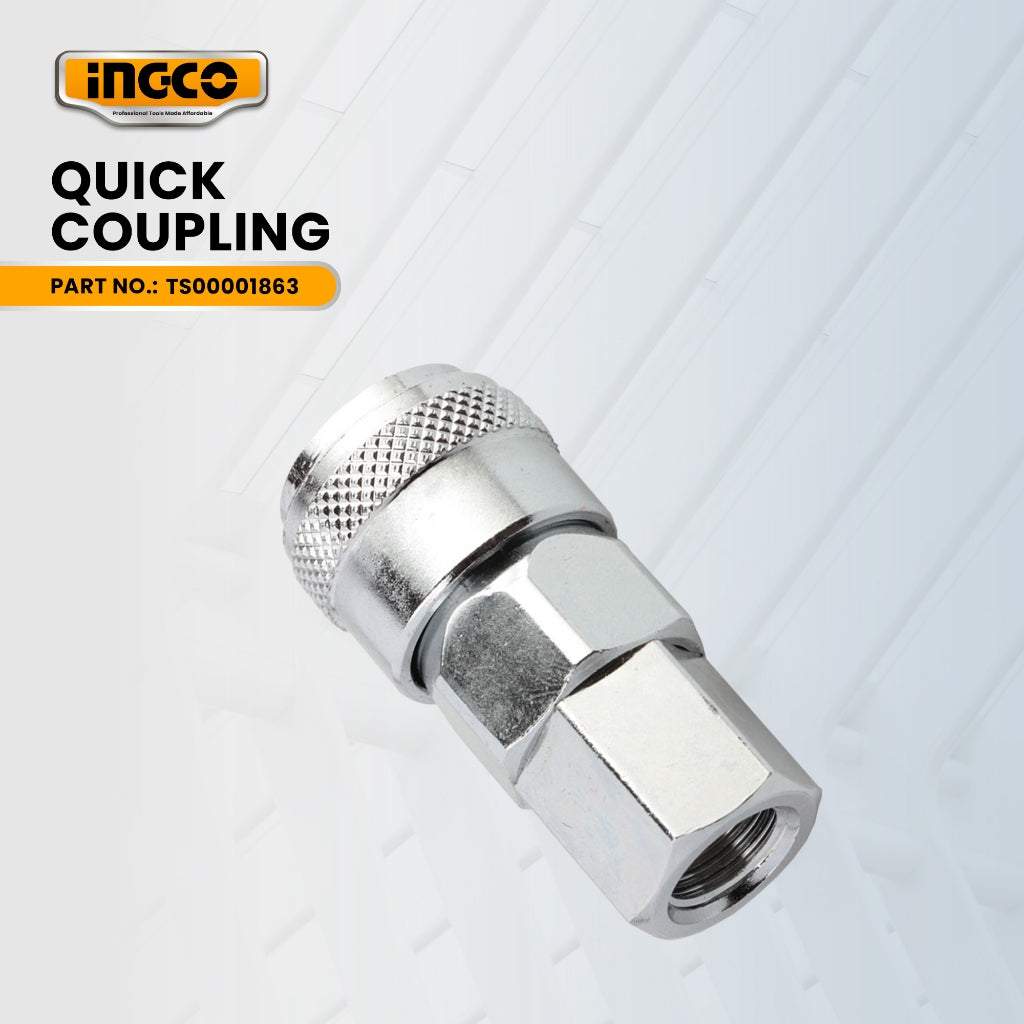 INGCO TS00001863 Quick coupling for AC25508P Air Compressor 1.8kW (2.5HP) ING-SP