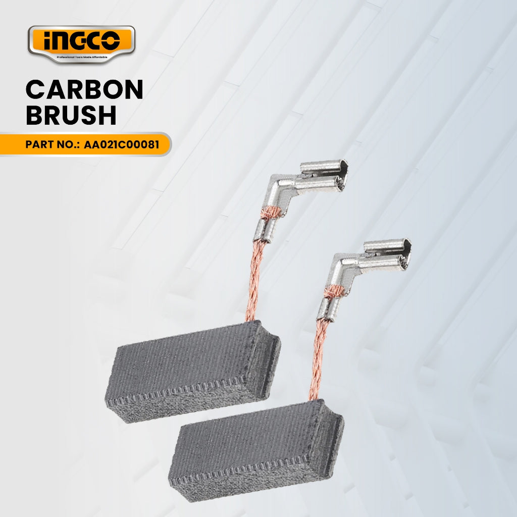 INGCO AA021C00081 Carbon Brush for RGH9018-2 Rotary Hammer Chipping Gun 800W ING-SP