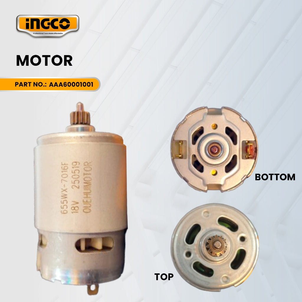 INGCO AAA60001001 Motor for CDLI200515 Li-Ion Cordless Drill 20v ING-SP