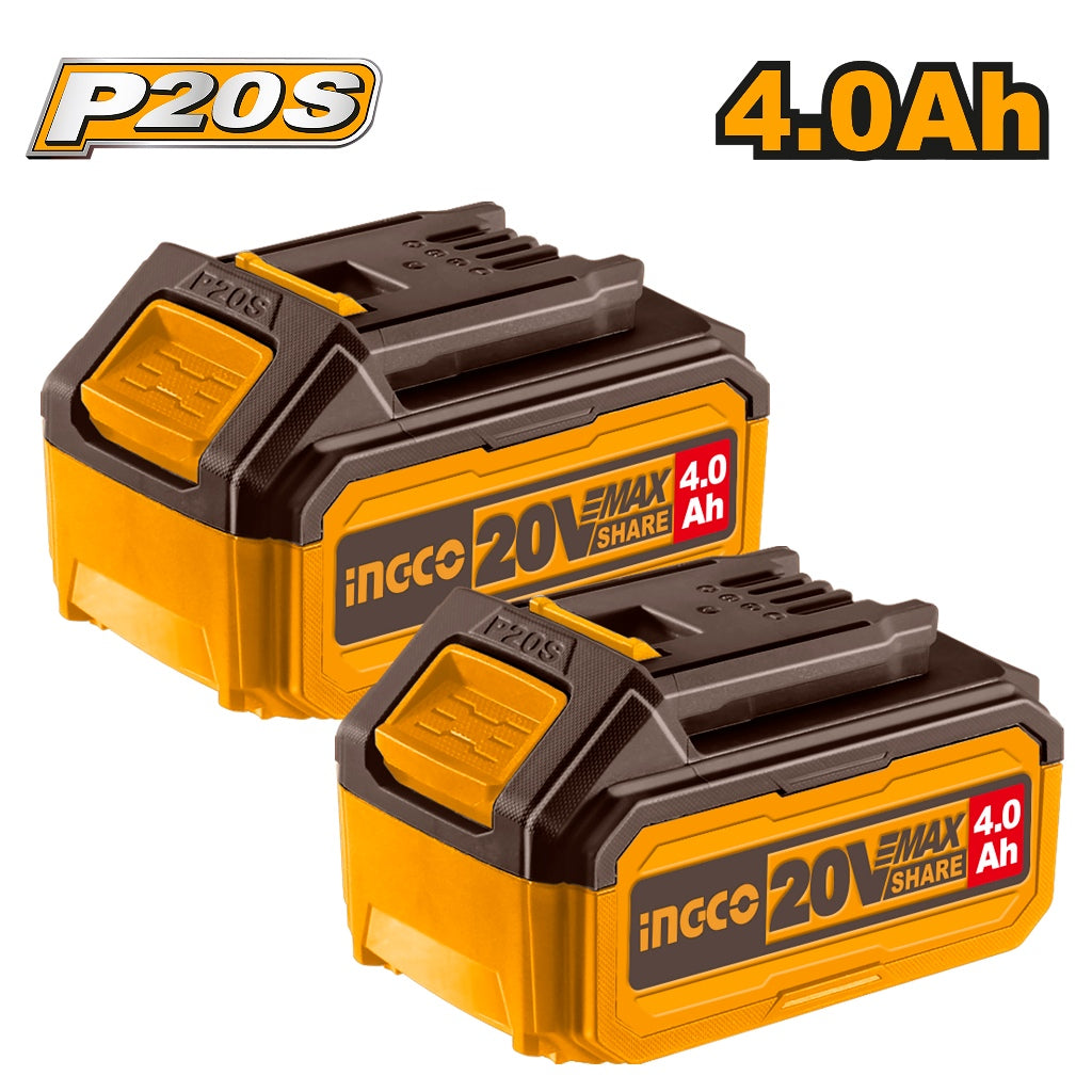 Ingco P20S/20V Lithium-Ion Cordless 4PCS Combo Kit COSLI250208 ING-CT