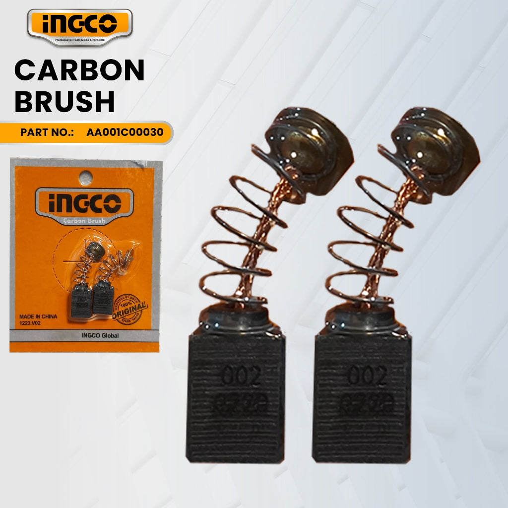 INGCO AA001C00030 Carbon Brush for AG101087 Angle Grinder 1010W-4" ING-SP