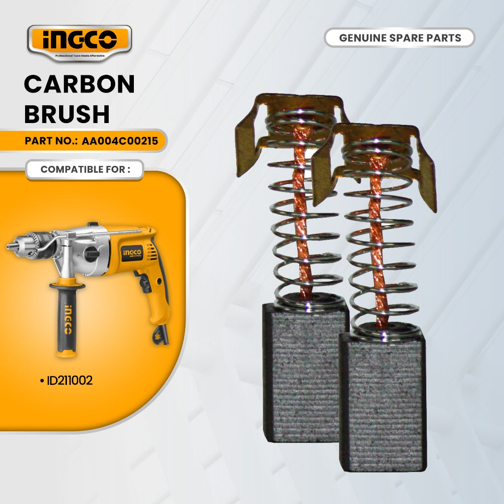 INGCO AA004C00215 Carbon Brush for ID211002 Impact Drill 1100W 16mm ING-SP