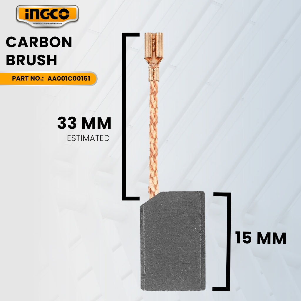 INGCO AA001C00151 Carbon Brush for AG950182 Angle Grinder 950W ING-SP