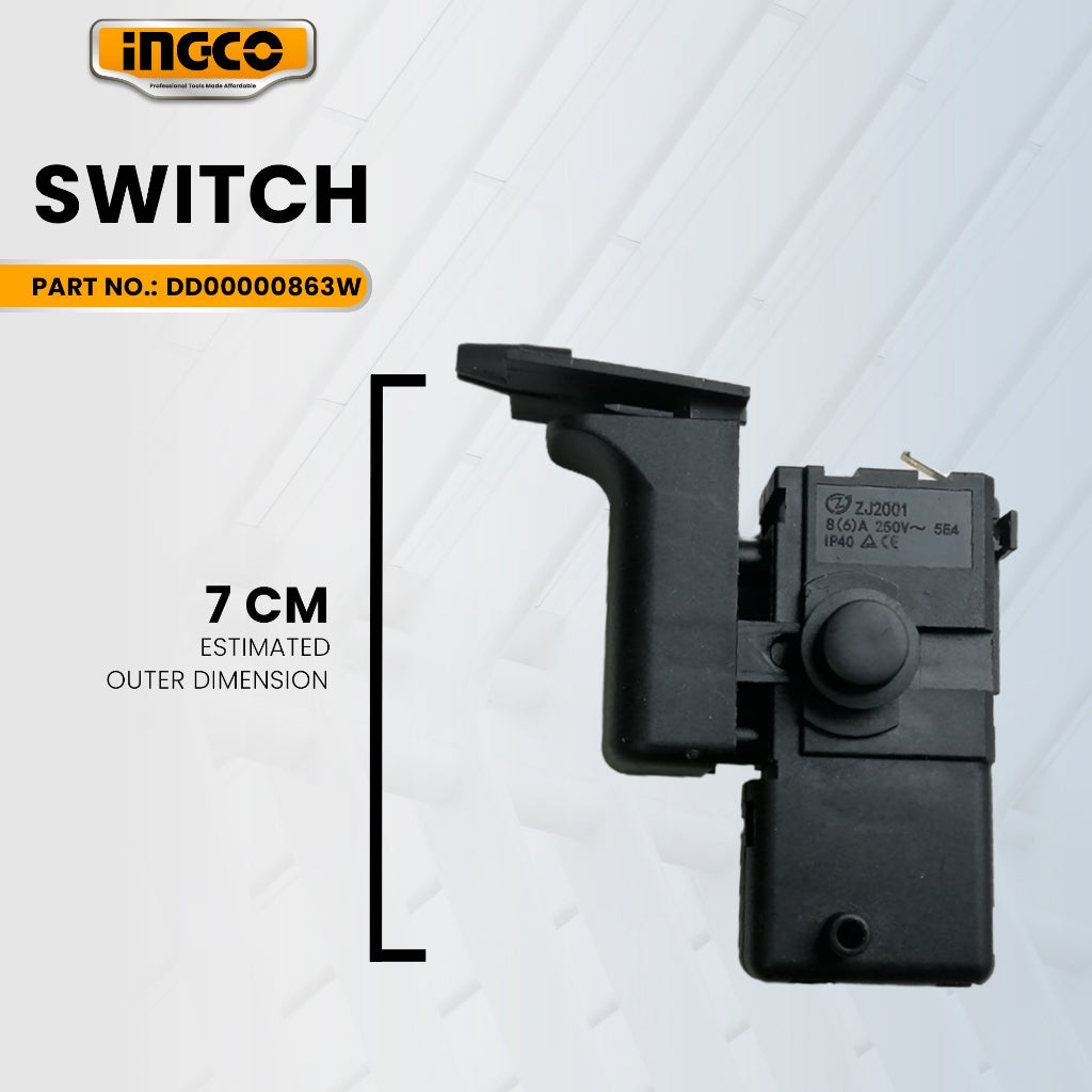 INGCO DD00000863W Switch for RGH9528 Rotary Hammer 950W ING-SP
