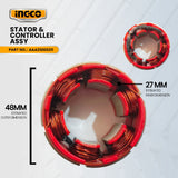 INGCO AAA21000211 Stator & Controller Assy  for CIRLI2017 Li-Ion Impact Driver 20V ING-SP