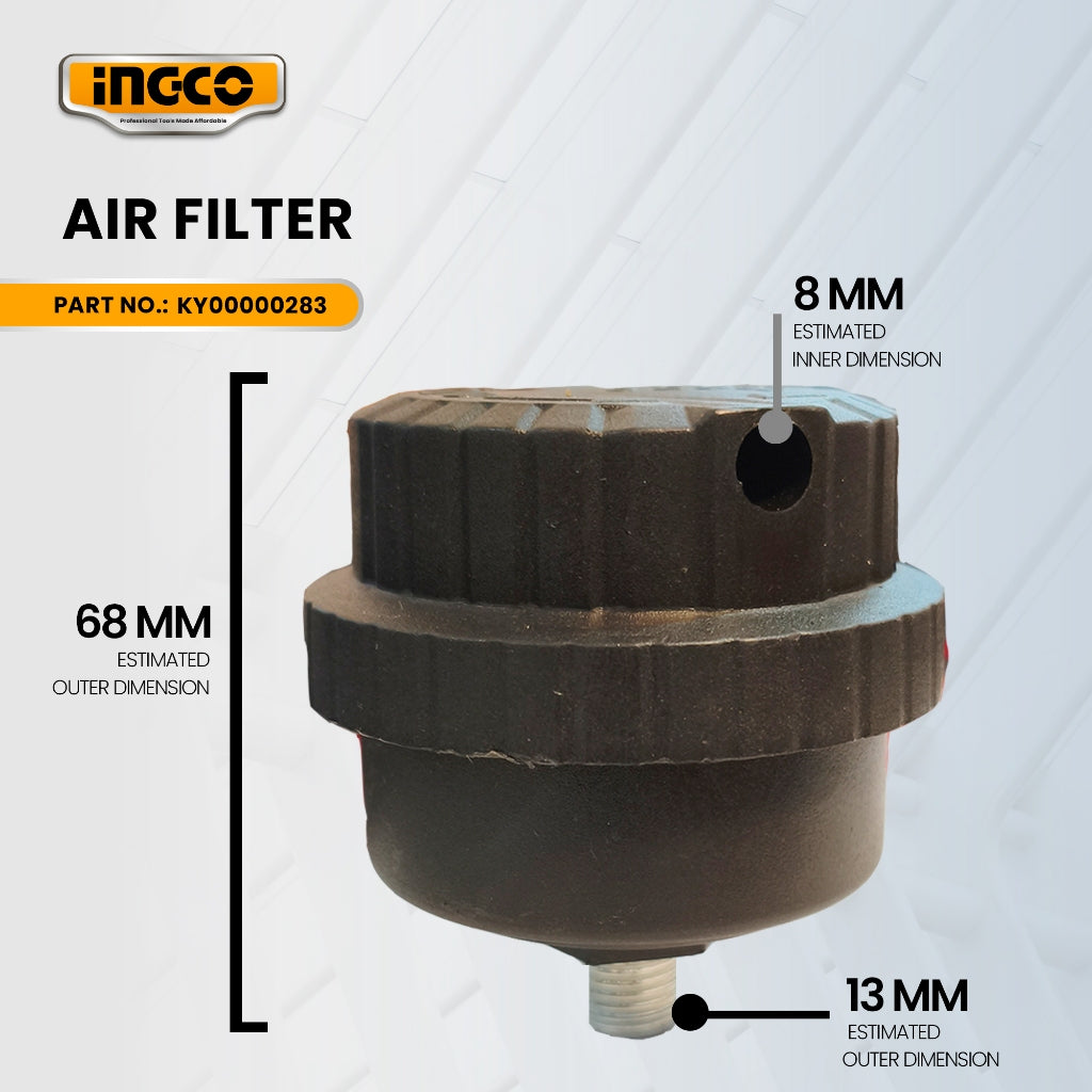 INGCO KY00000283 Air Filter for ACS224501P Air Compressor Oil-less  1500W 4HP 50L ING-SP