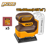 Ingco P20S/20V Lithium-Ion Cordless 4PCS Combo Kit COSLI250383 ING-CT