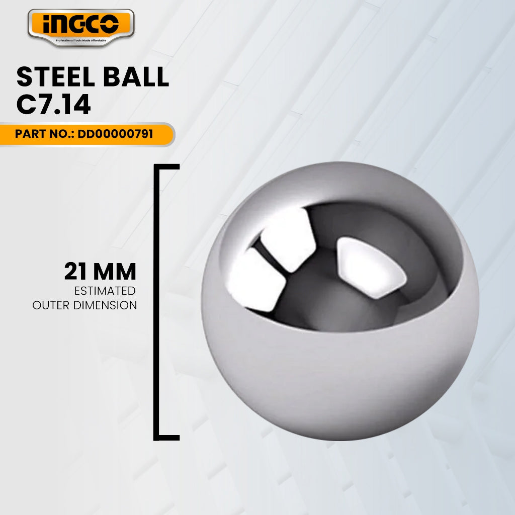 INGCO DD00000791 Steel Ball c7.14 for RGH9528 Rotary Hammer 950W ING-SP